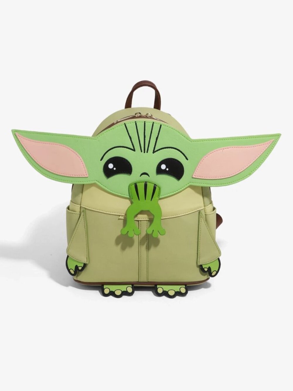Star Wars The Mandalorian The Child Frog Figural Mini Backpack Loungefly SEALED